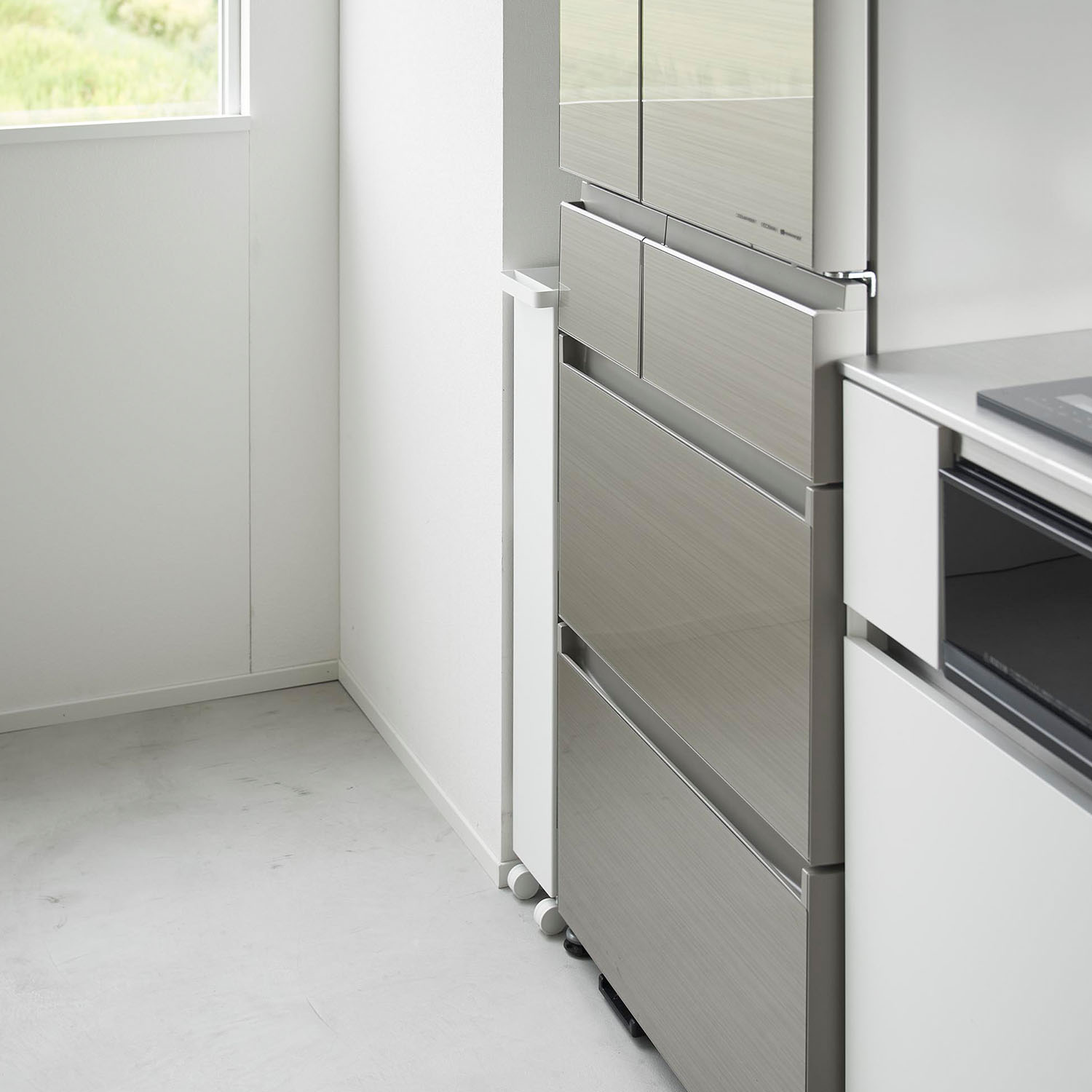 Tower Three-Tier Rolling Storage Cart