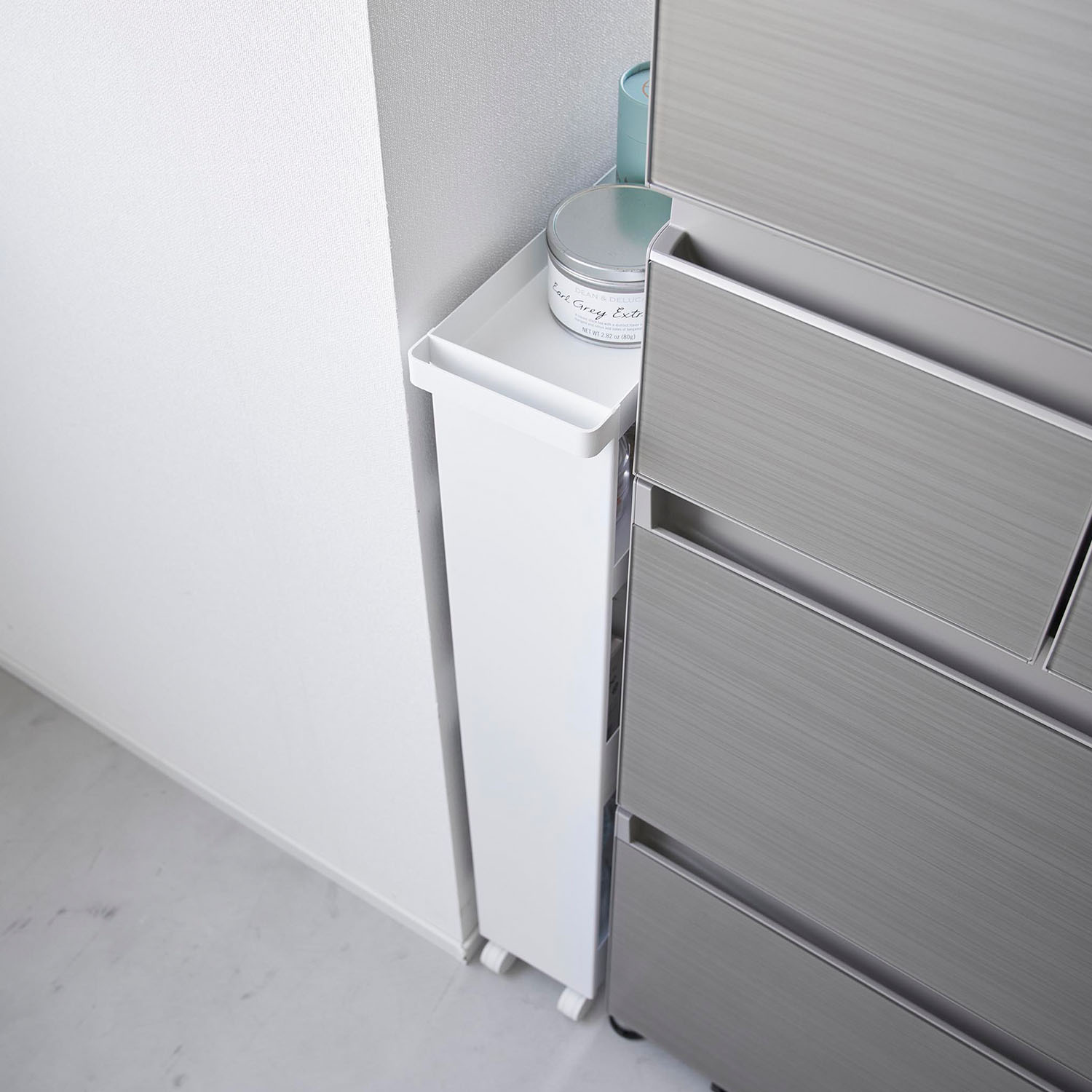 Tower Four-Tier Rolling Storage Cart