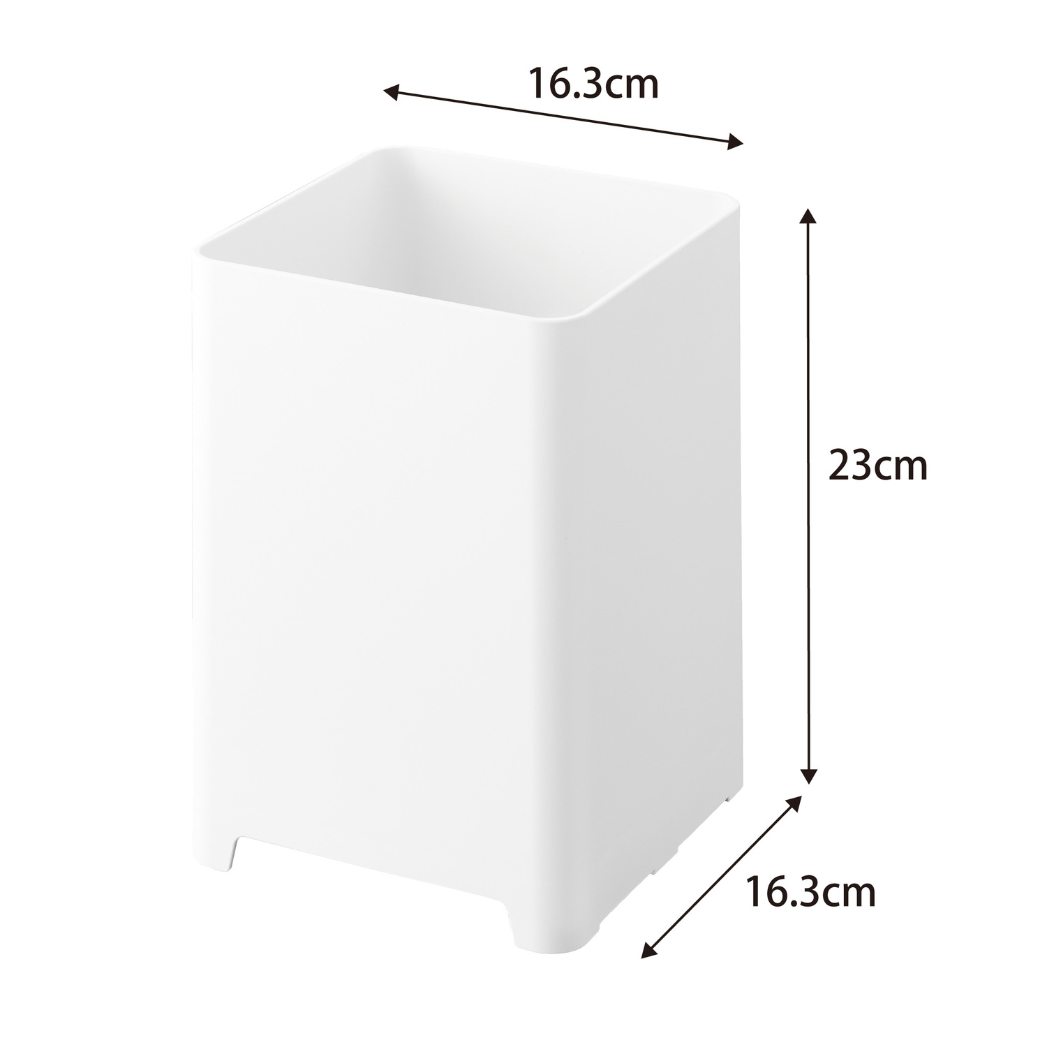 Tower Self-Draining Rubbish Bin [5L] Size Spec