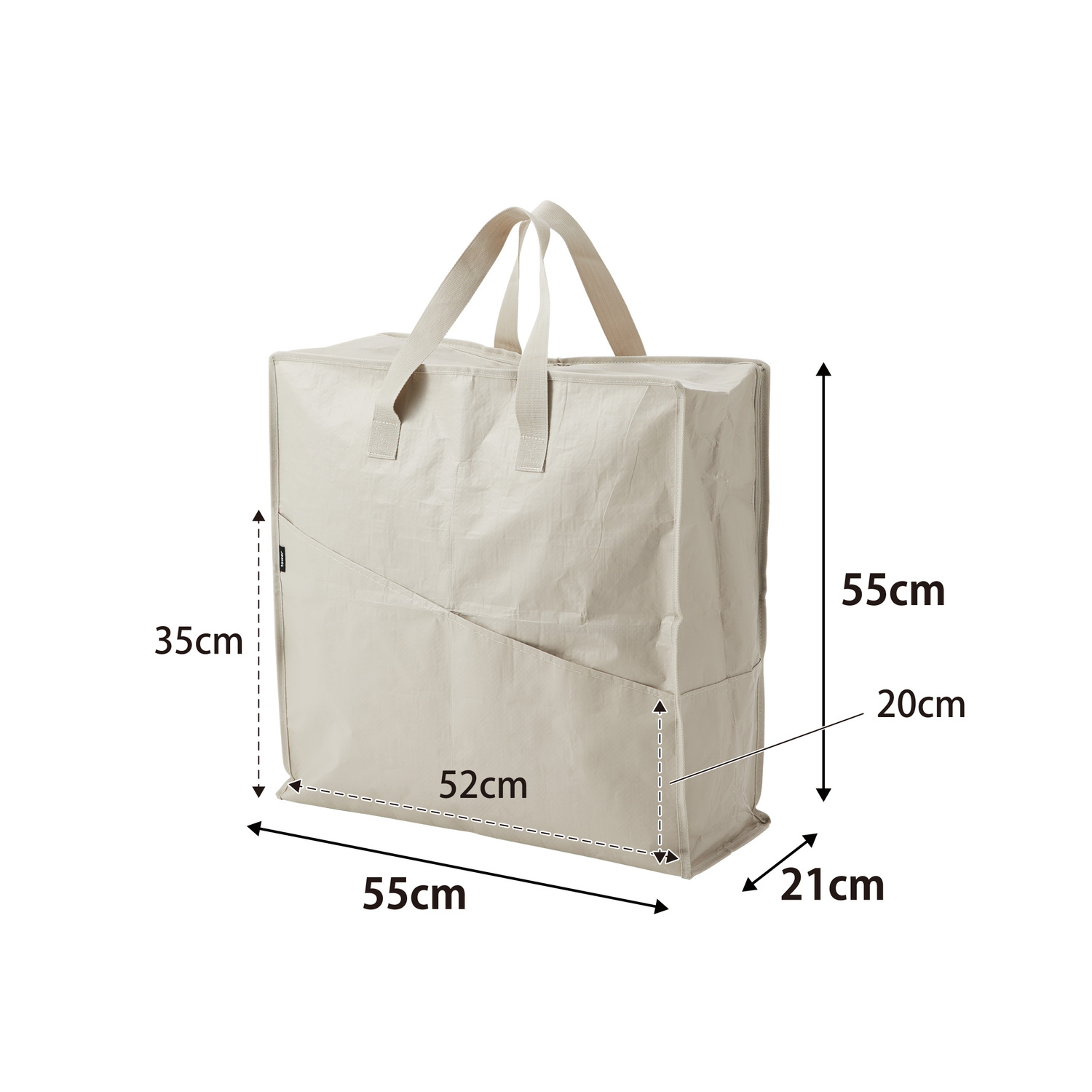 Tower Storage Bag With Pocket Size Spec