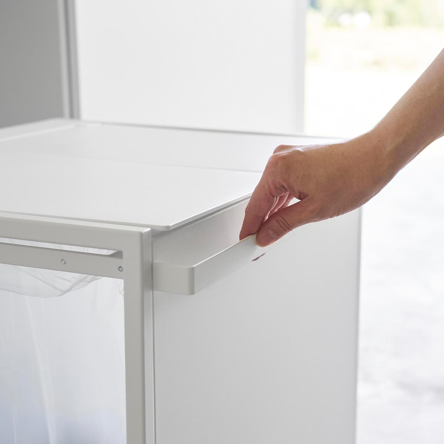 Tower Two-Compartment Recycling Cart With Lid [45L]