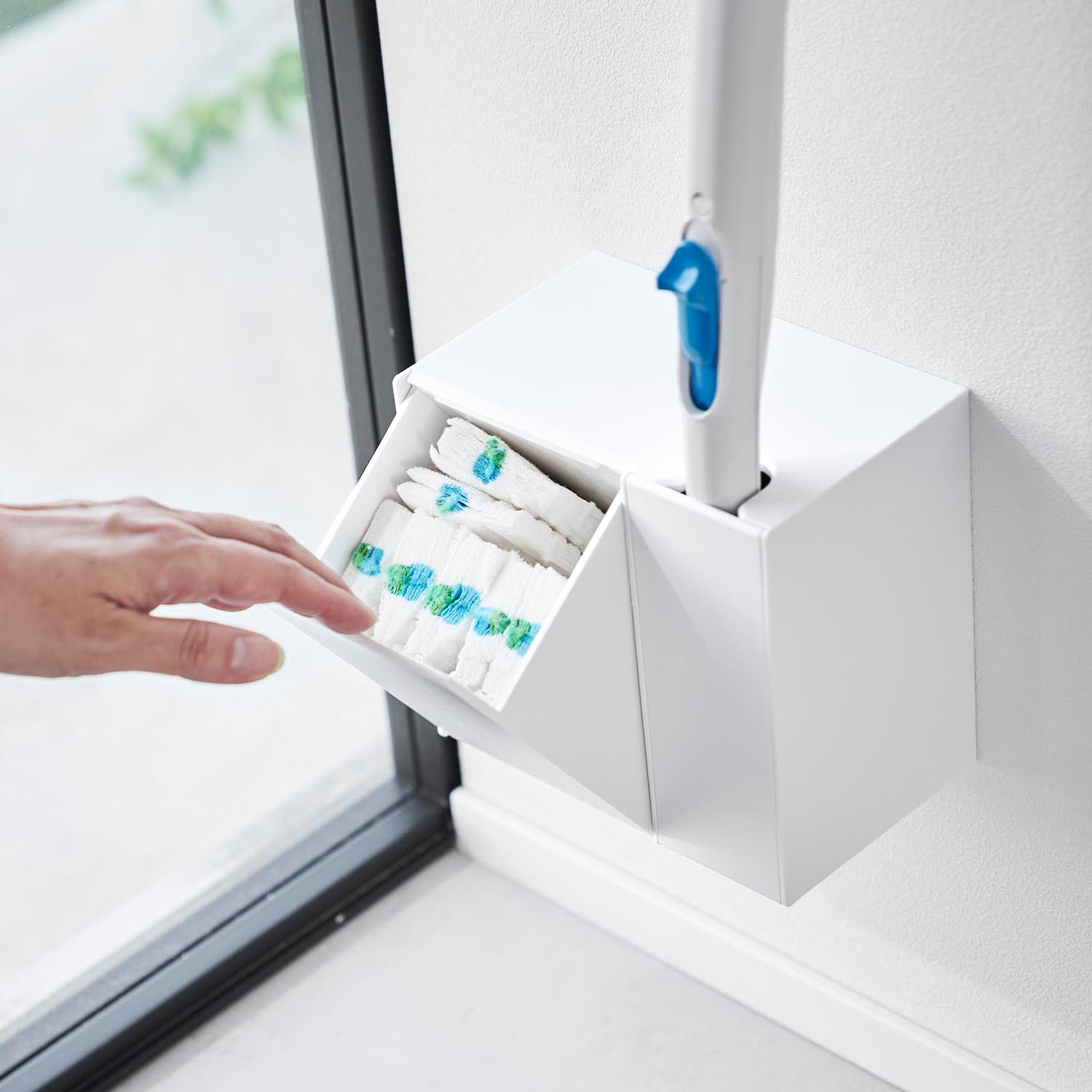 Tower Wall-Mounted Flushable Toilet Brush & Replacements Holder