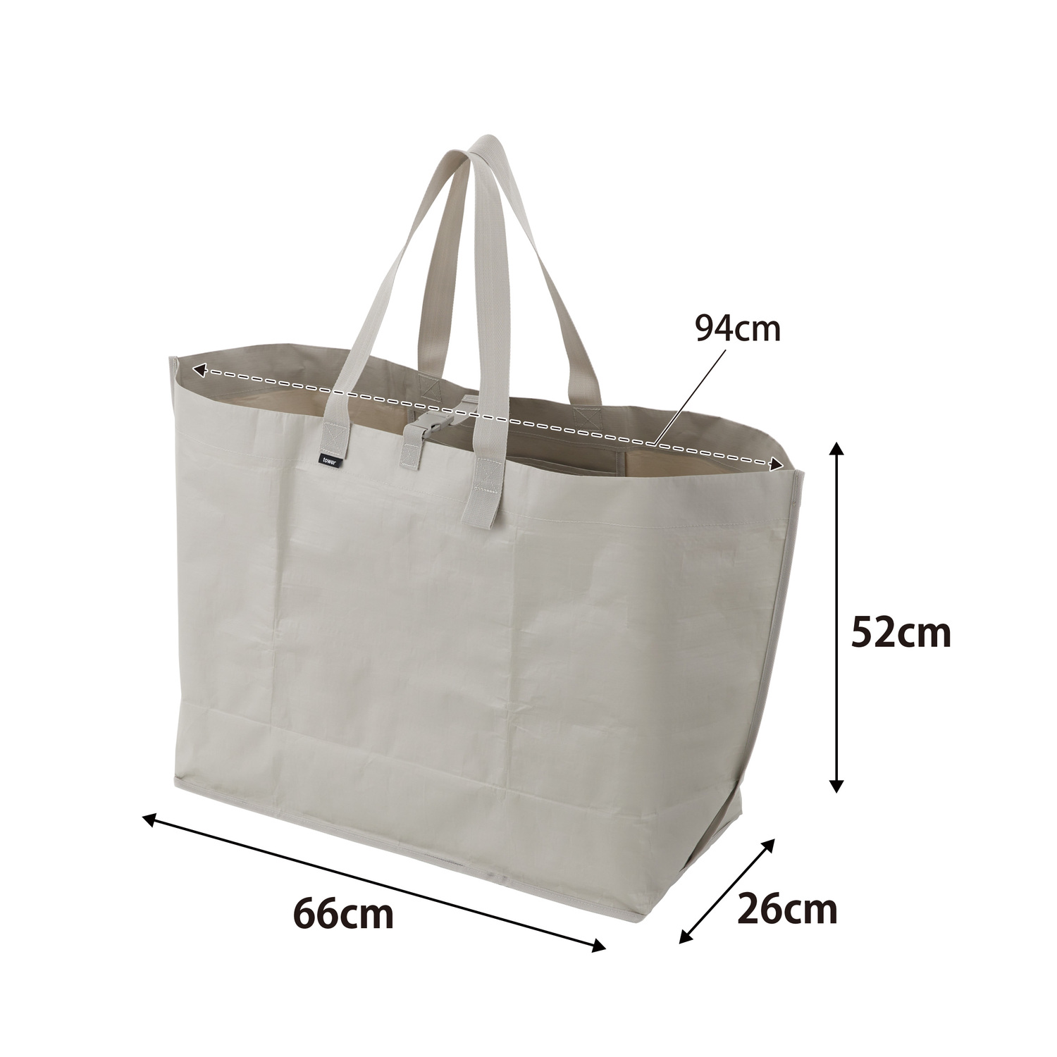 Tower Storage Tote Bag - Large Size Spec