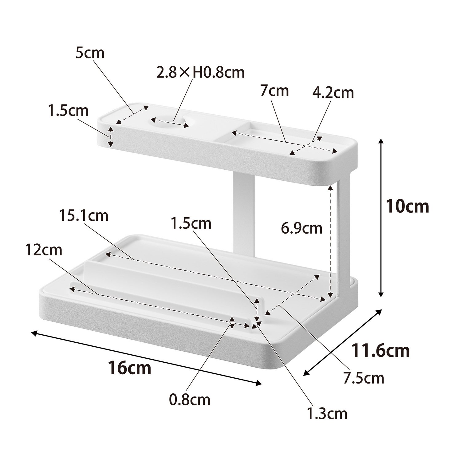 Tower Smartphone & Device Charging Station Size Spec