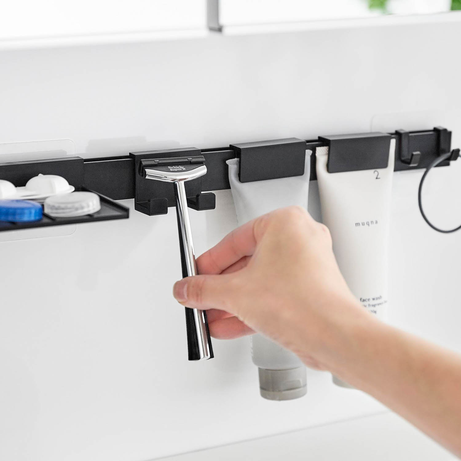 Tower Self-Adhesive Toiletries Holder