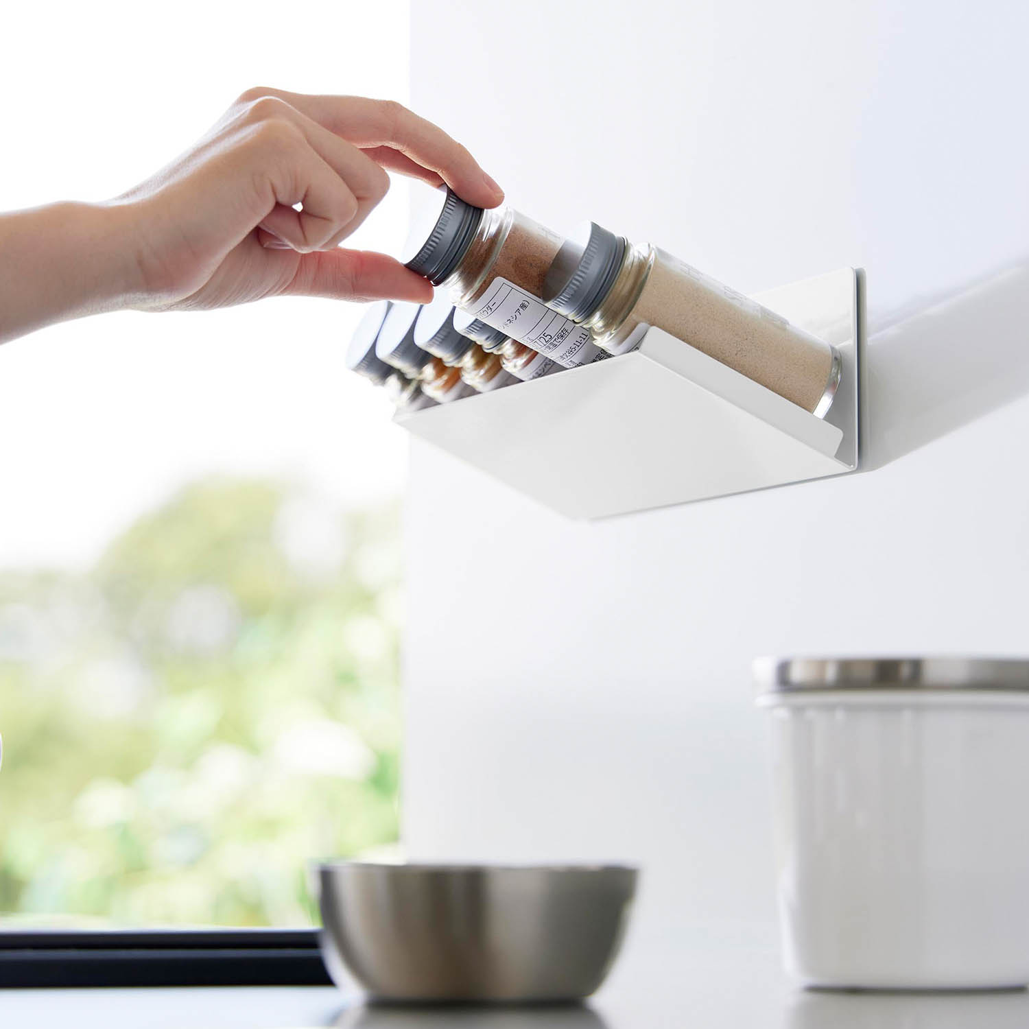 Tower Magnetic Angled Spice Rack