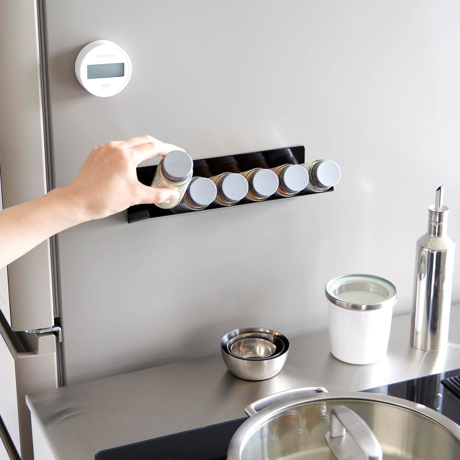Tower Magnetic Angled Spice Rack