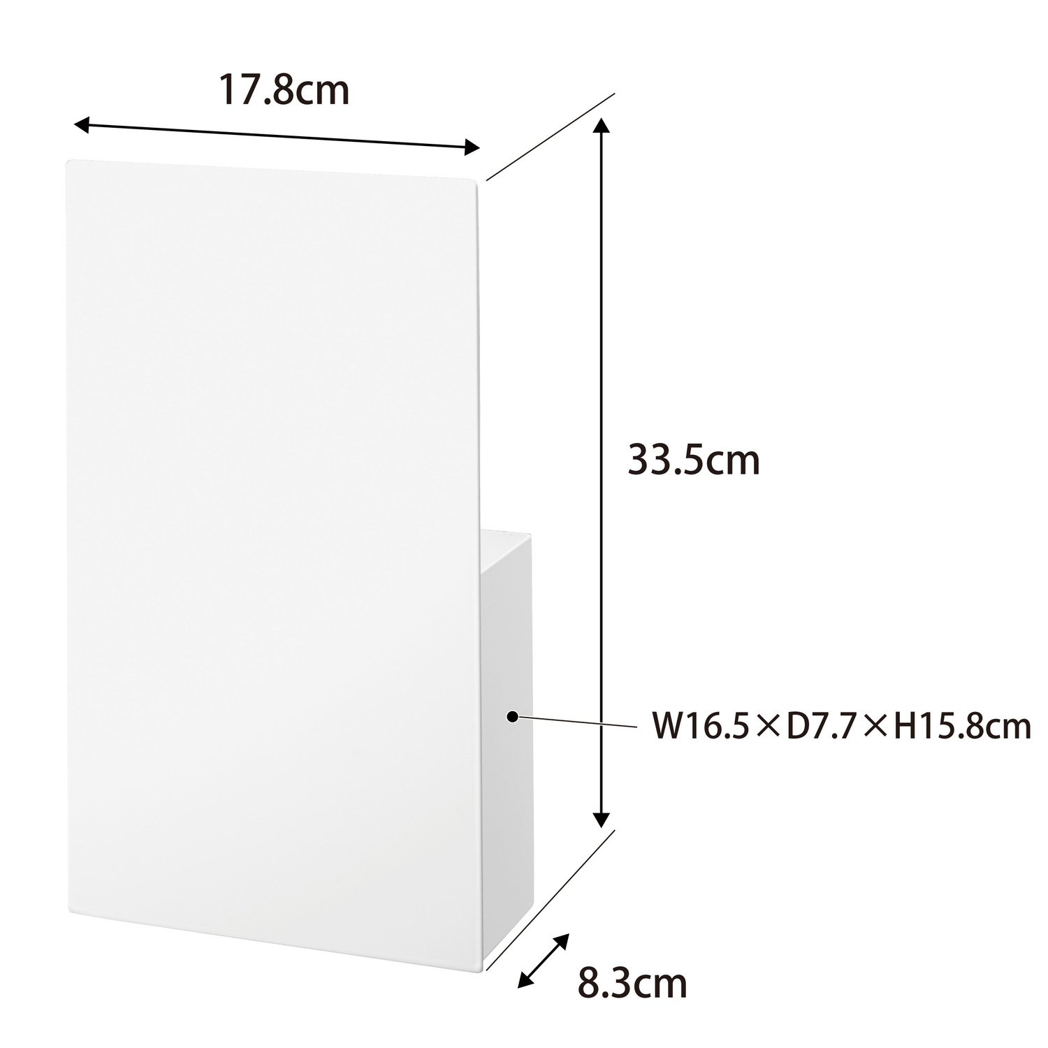 Tower Discreet Magnetic Food Wrap Holder Size Spec
