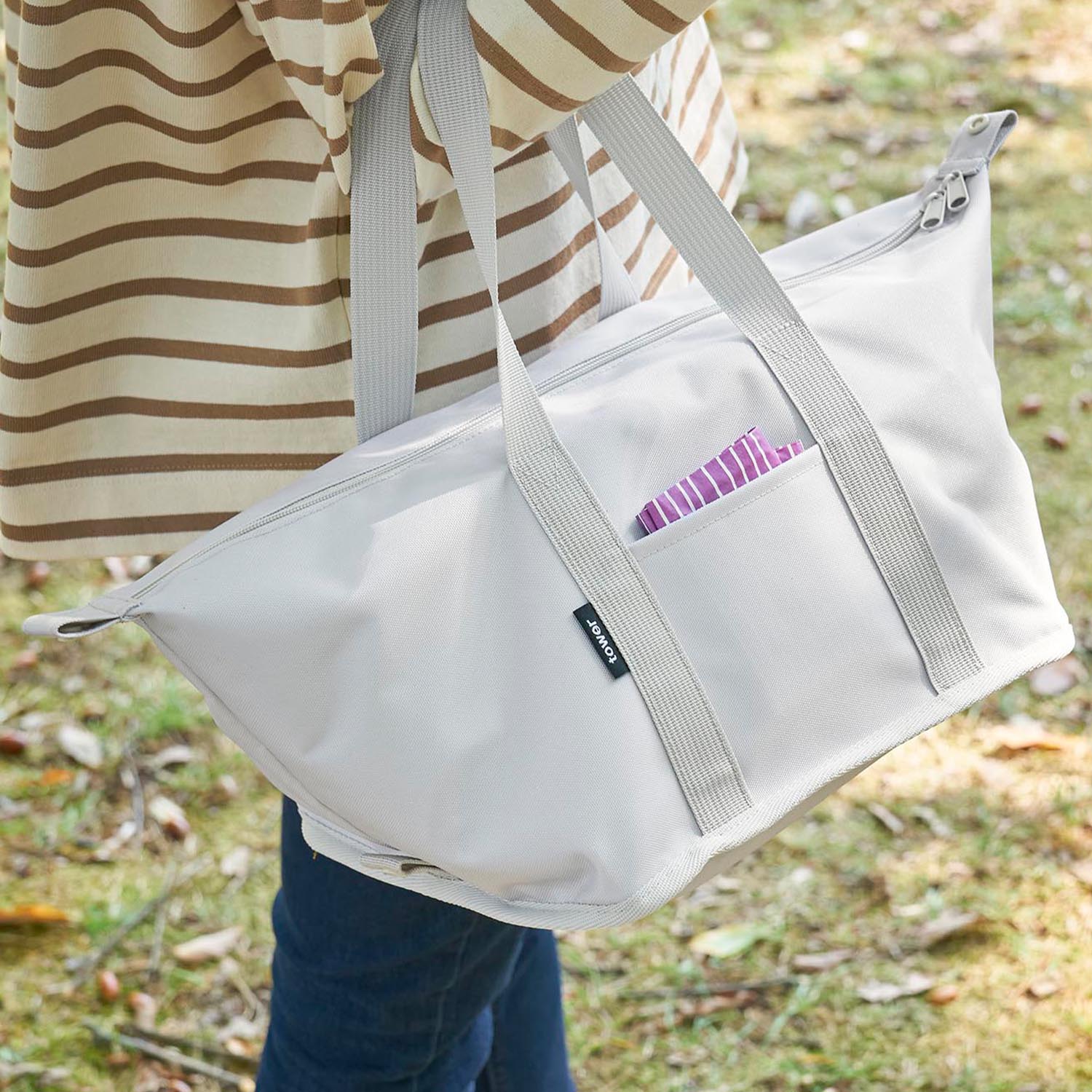 Tower Wide Bottom Washable Lunch Bag