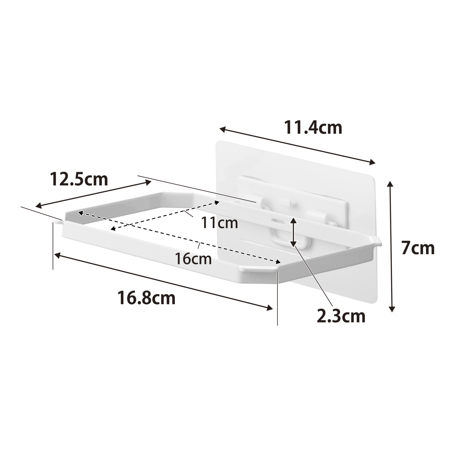 Tower Self-Adhesive Folding Sink Disposal Ring Size Spec
