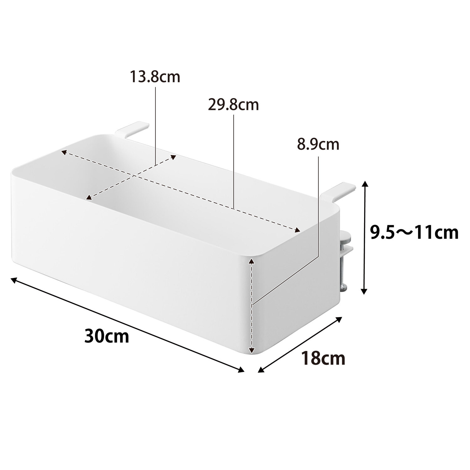 Tower Tableside Basket Size Spec