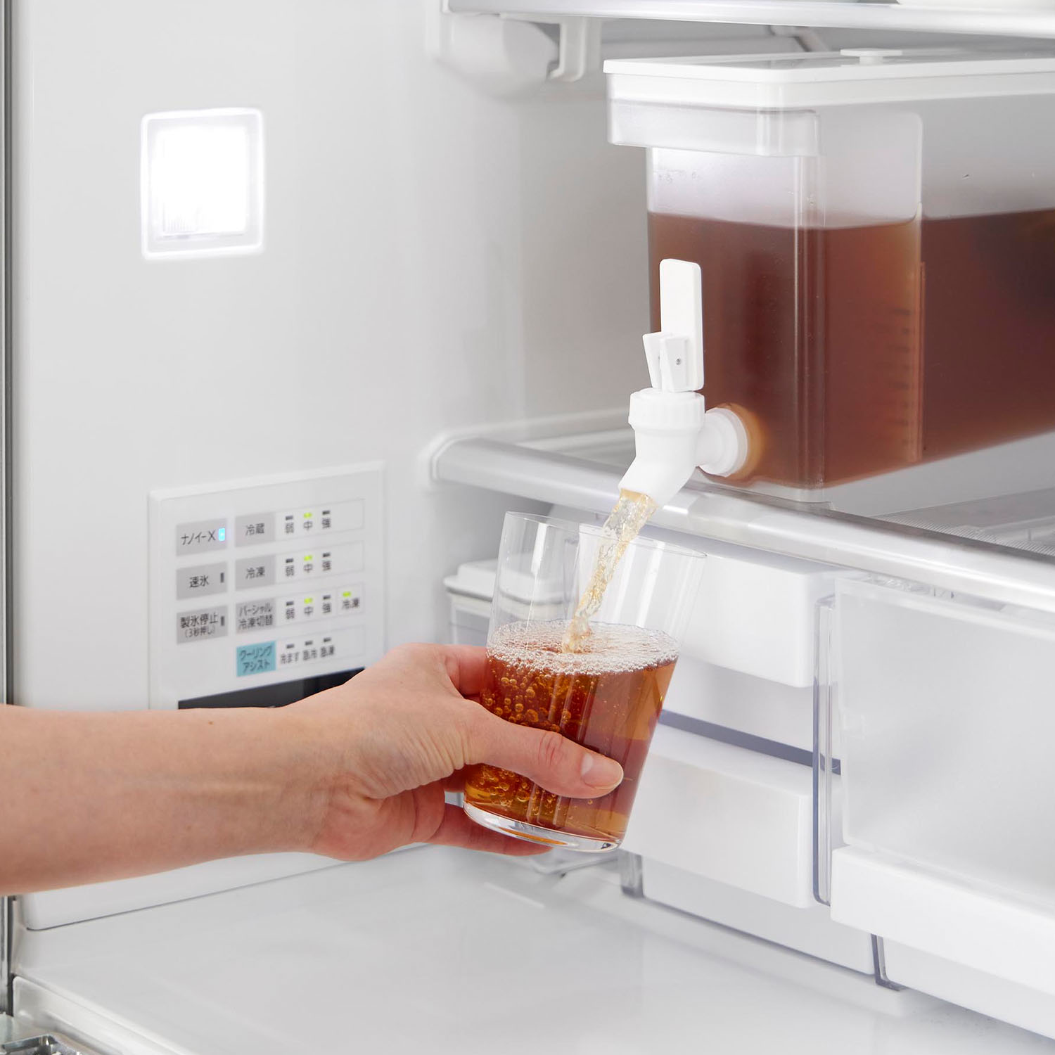 Tower Refrigerator Beverage Dispenser, 2.8L