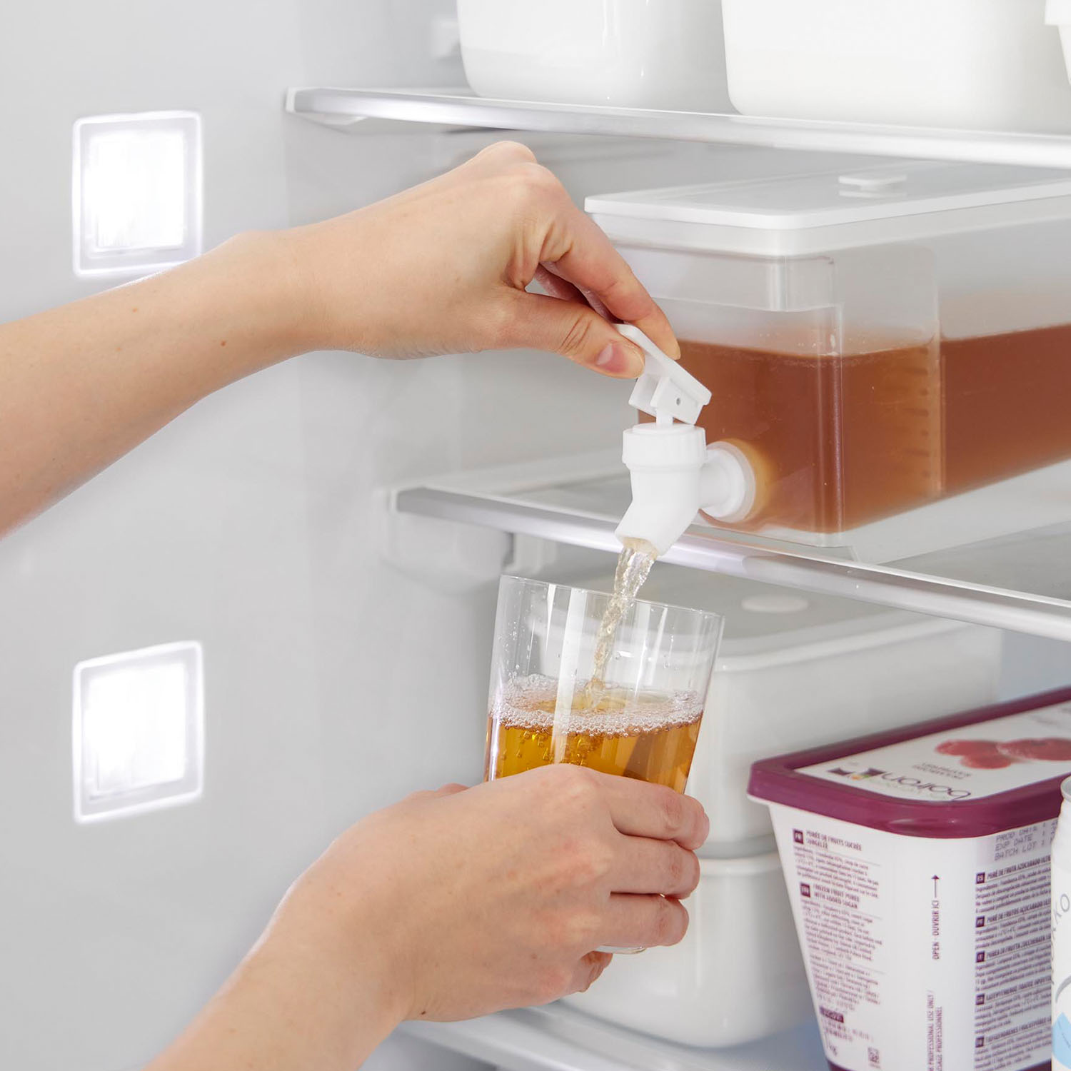 Tower Refrigerator Beverage Dispenser, 1.8L