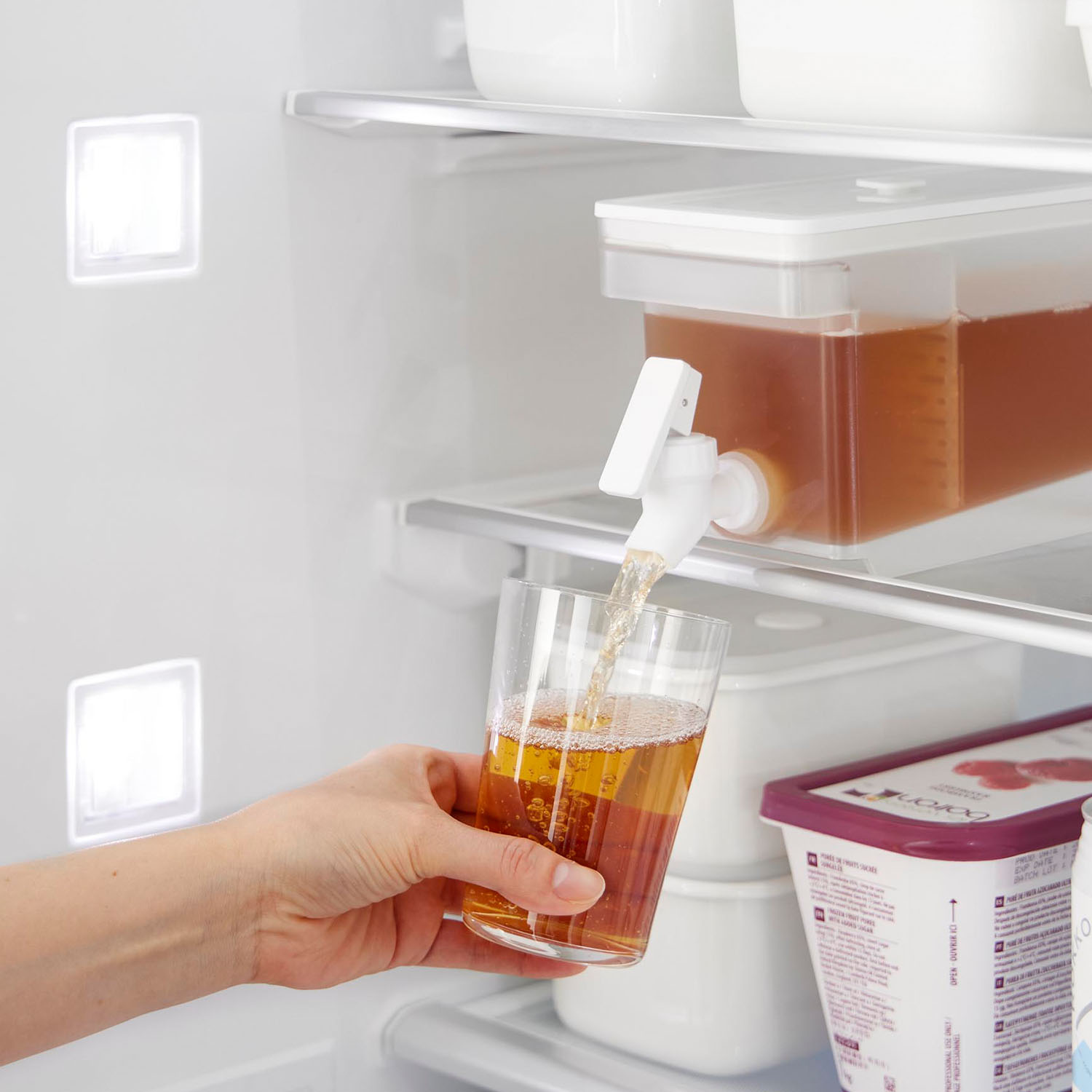 Tower Refrigerator Beverage Dispenser, 1.8L