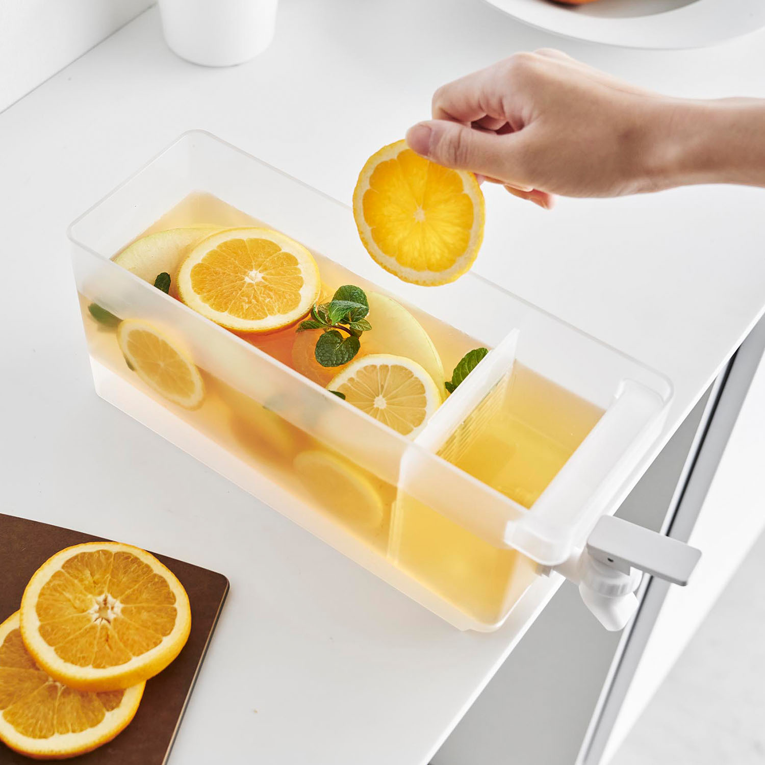 Tower Refrigerator Beverage Dispenser, 1.8L