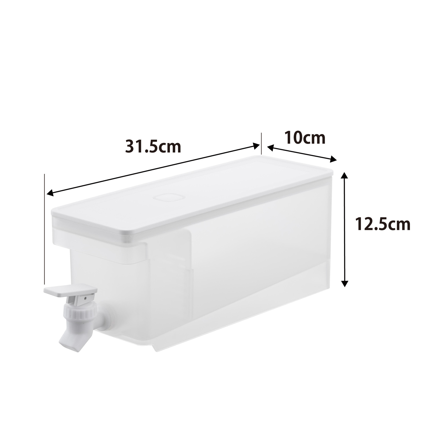Tower Refrigerator Beverage Dispenser, 1.8L Size Spec