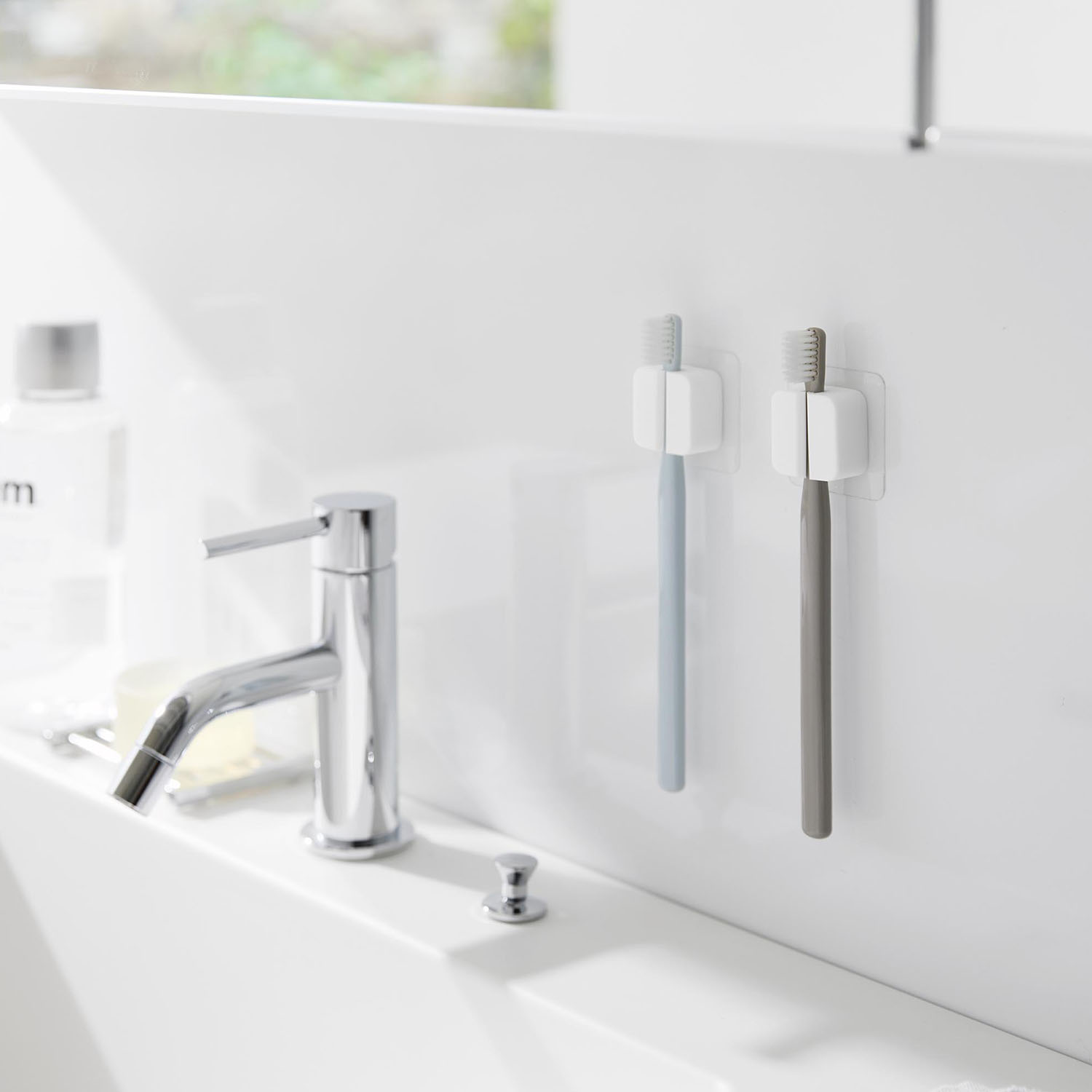 Tower Self-Adhesive Multi-Use Bathroom Hooks - 2-Set