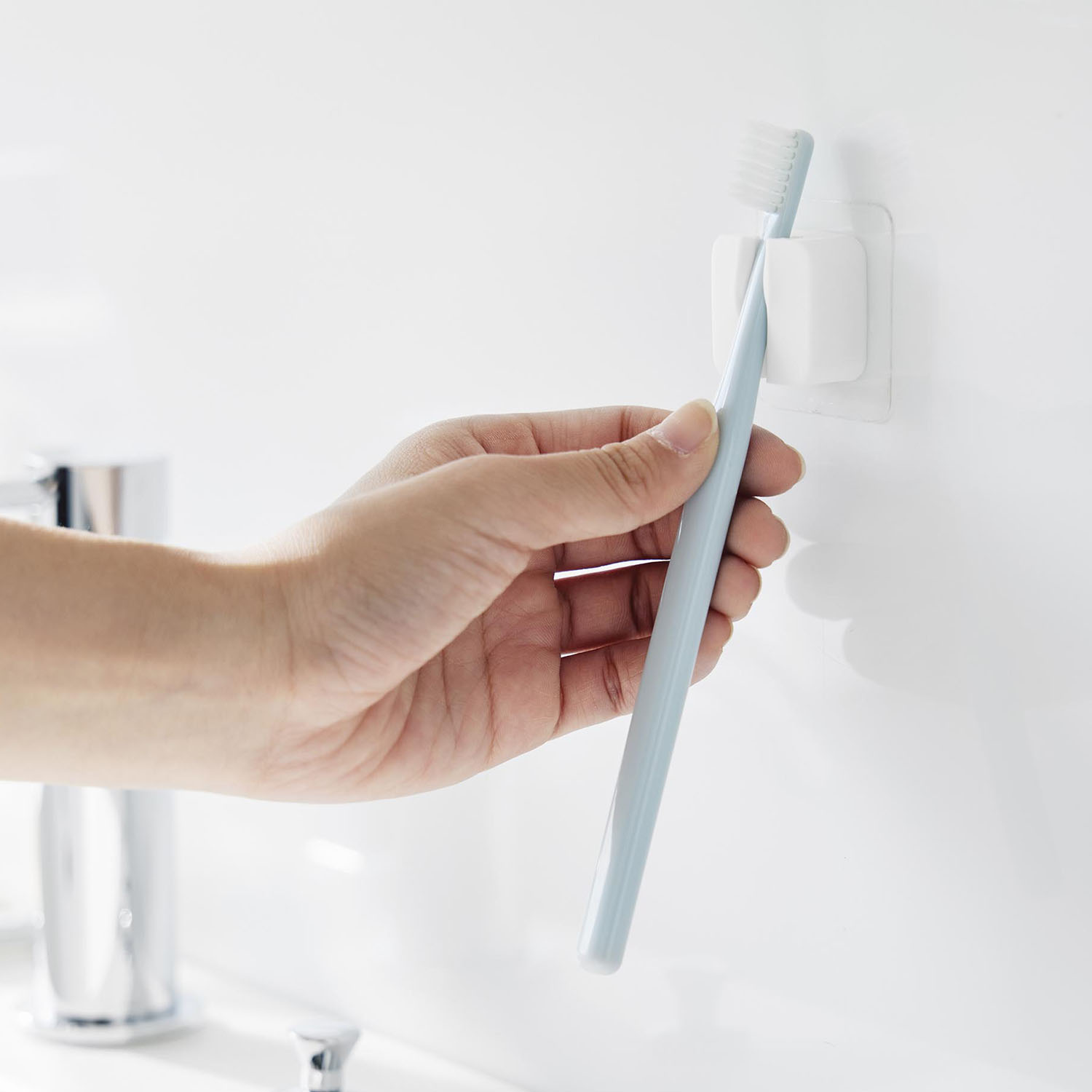 Tower Self-Adhesive Multi-Use Bathroom Hooks - 2-Set