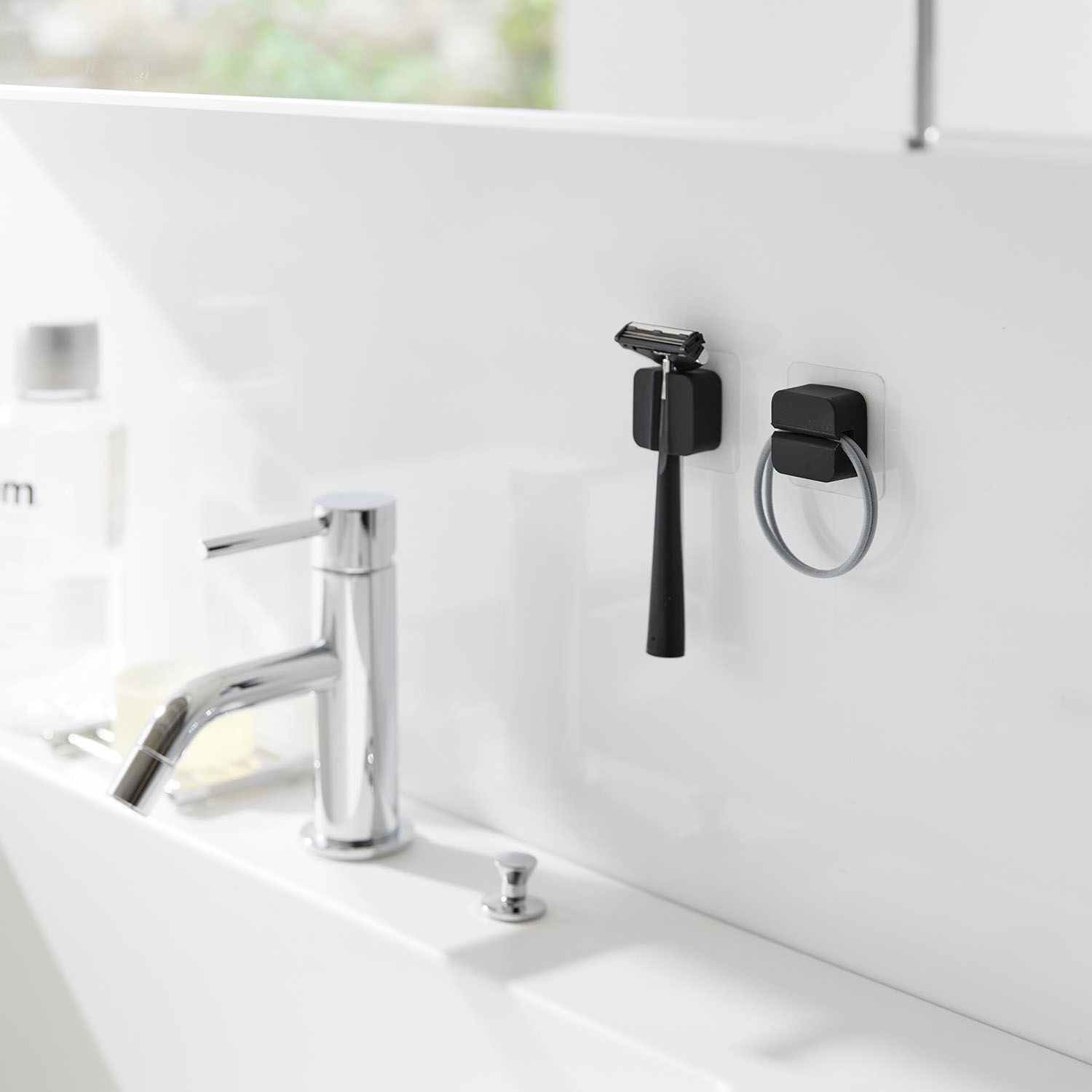 Tower Self-Adhesive Multi-Use Bathroom Hooks - 2-Set