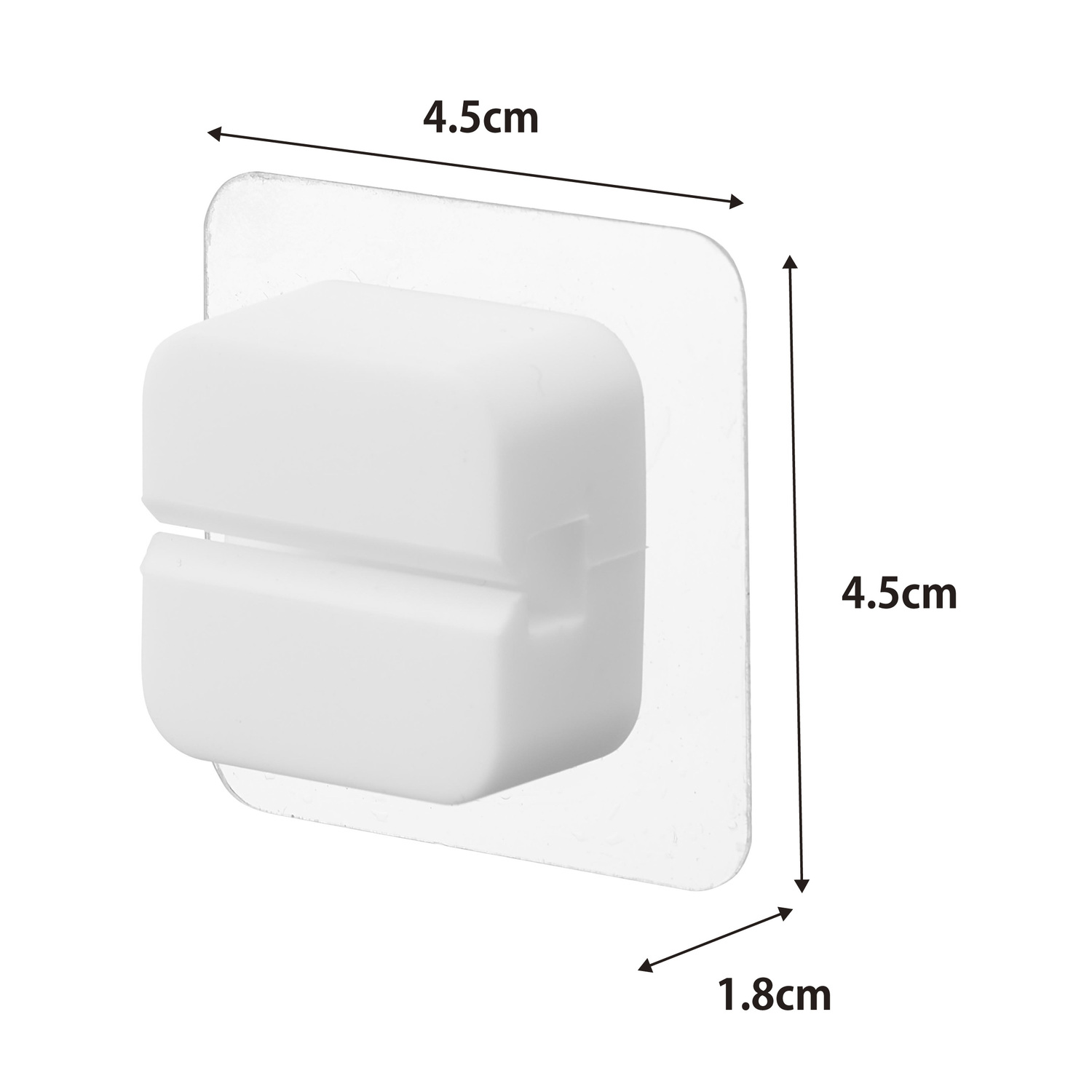 Tower Self-Adhesive Multi-Use Bathroom Hooks - 2-Set Size Spec