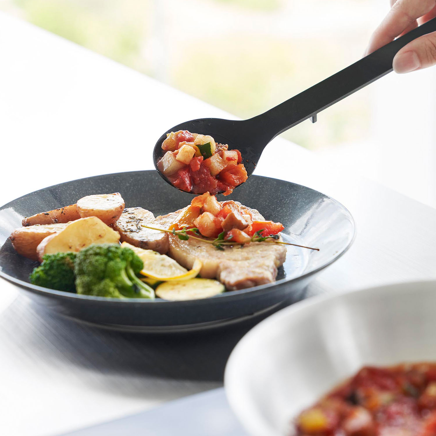 Tower Silicone Serving Spoon S