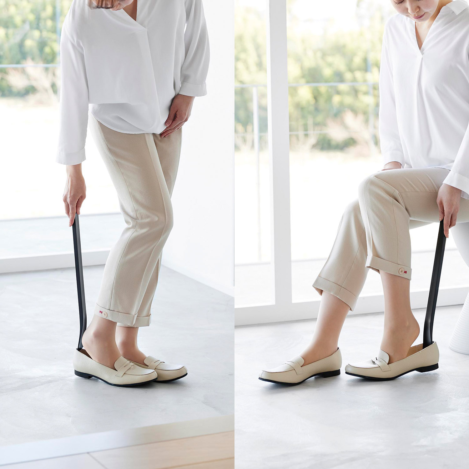 Tower Wall-Mounted Magnetic Shoehorn, Drywall Compatible