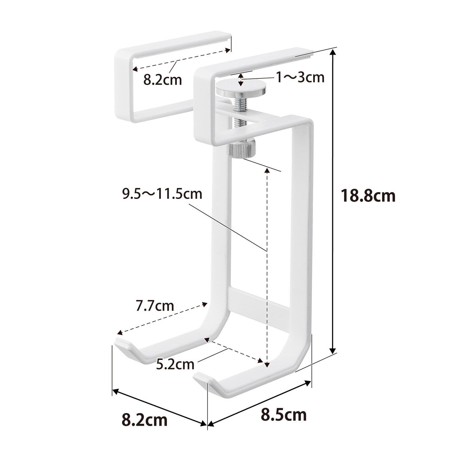 Tower Under-Shelf Dryer Hanger Size Spec