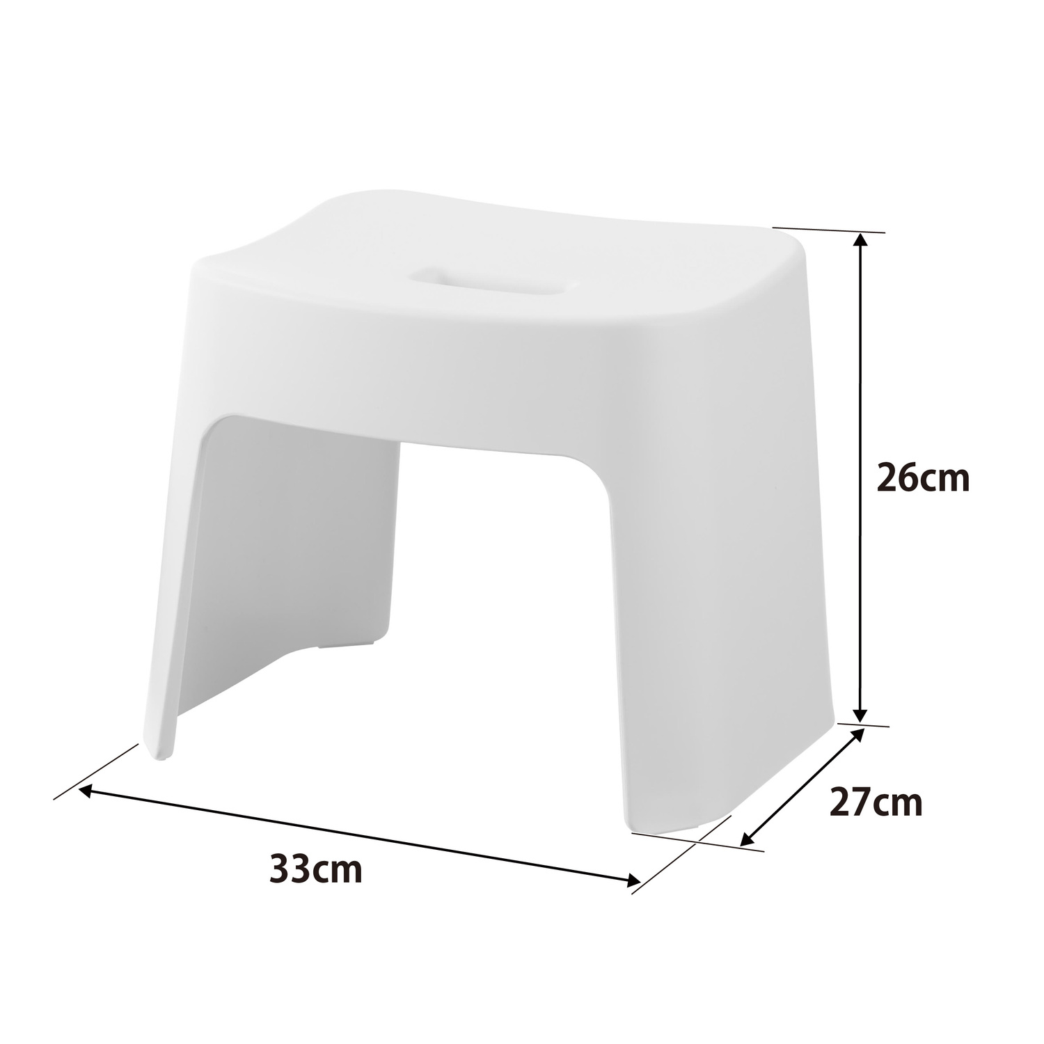 자석형 세척이 쉬운 목욕 의자 타워 SH26 Size Spec