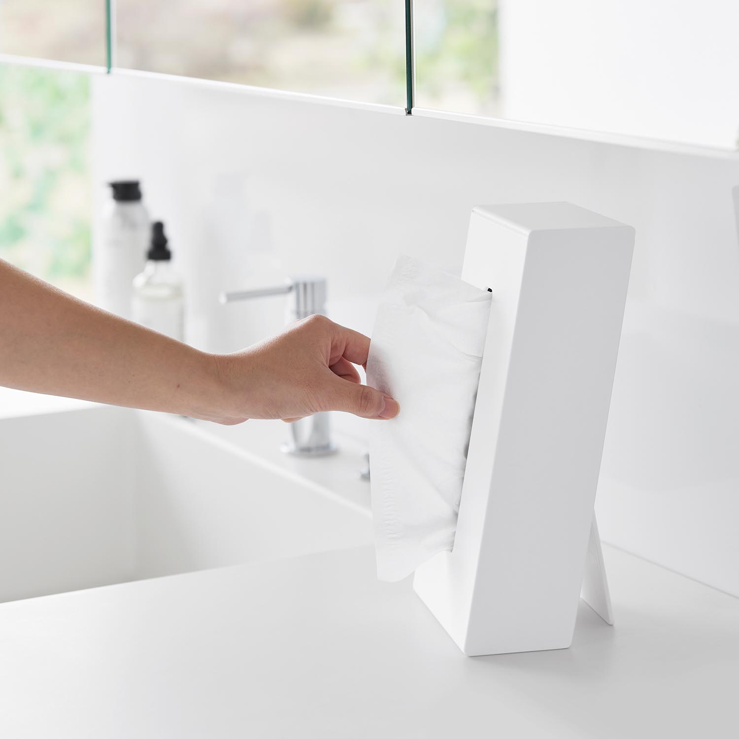 Tower Two-Way Tissue Stand