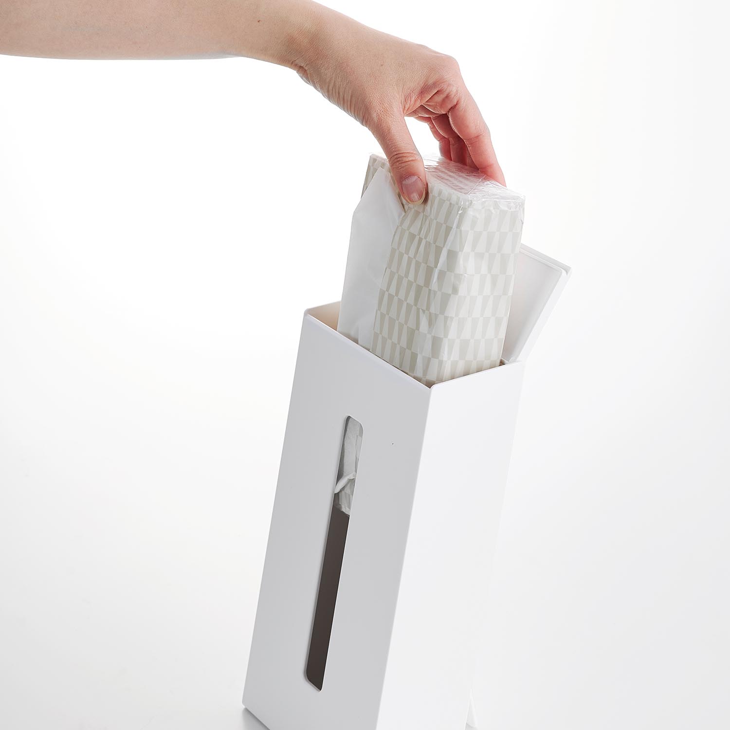 Tower Two-Way Tissue Stand