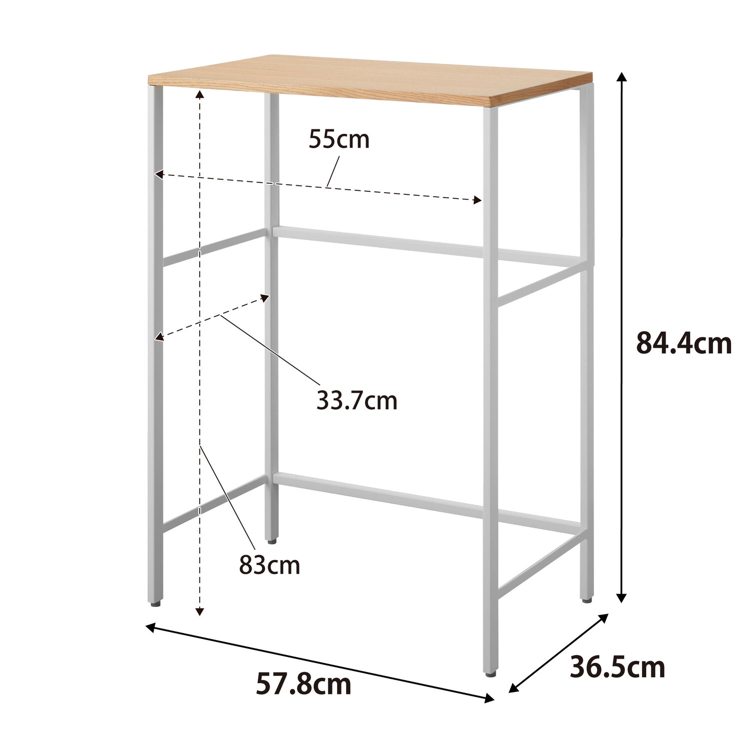 Tower Over-The-Rubbish Bin Rack Size Spec