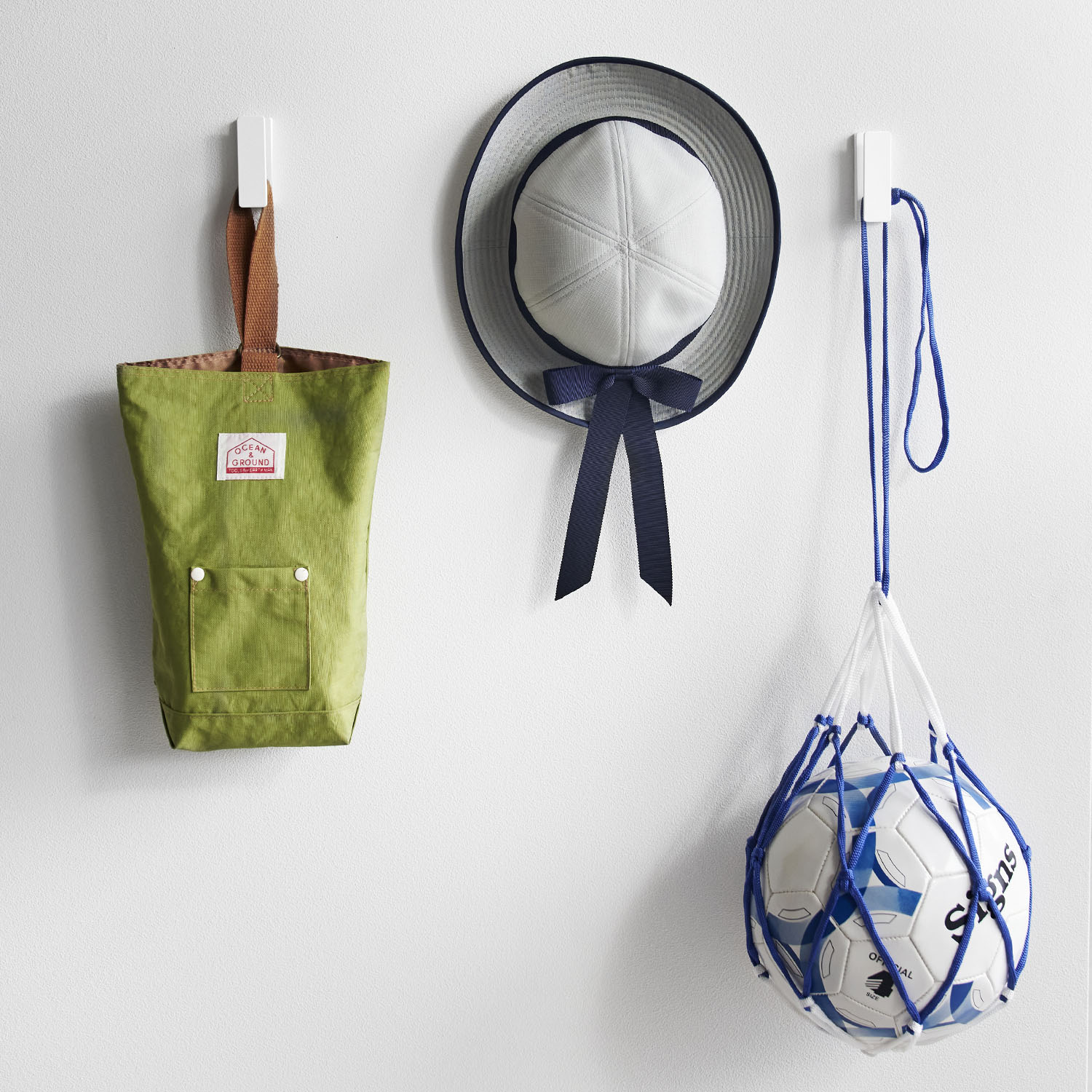 Tower Wall Hooks - 3-Set, Drywall Compatible