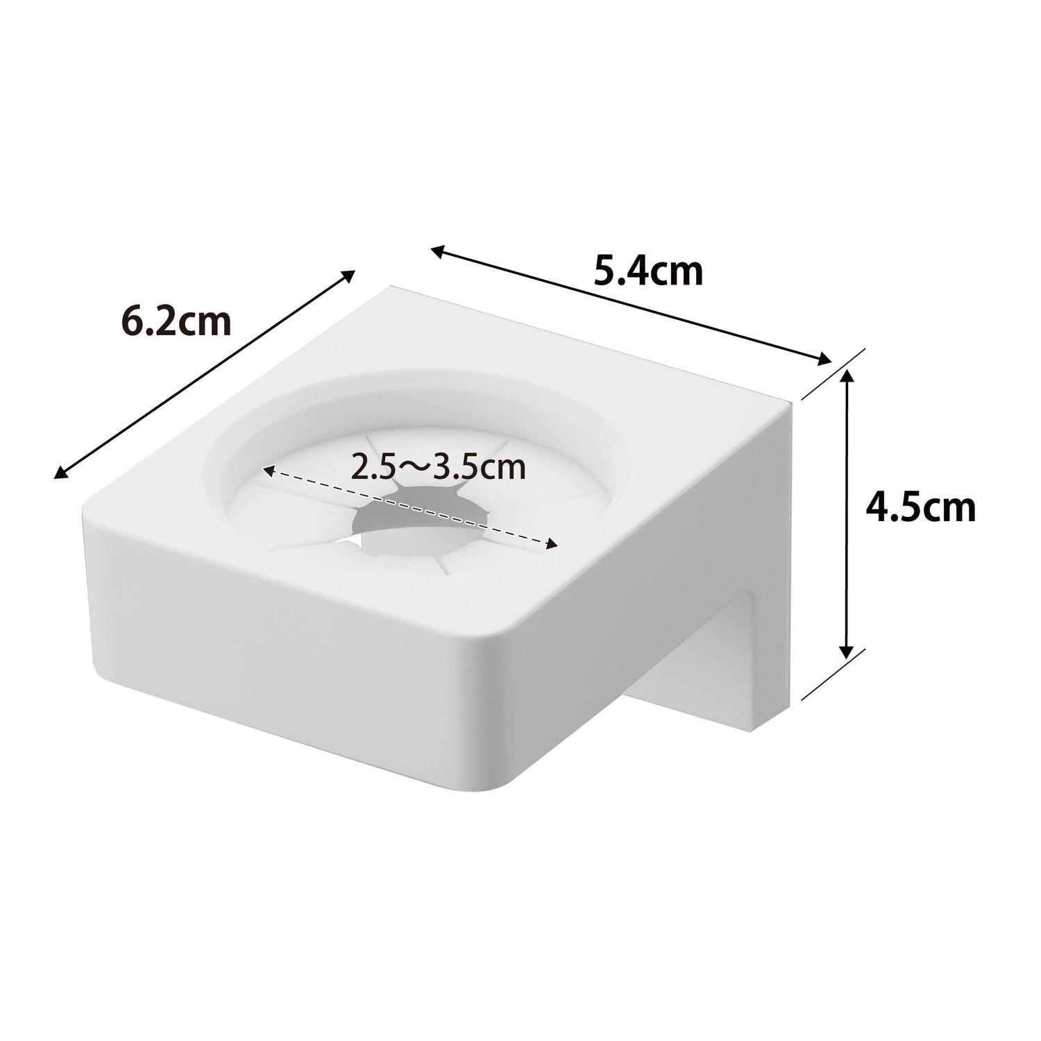 Tower Wall-Mounted Toiletries, Drywall Compatible Size Spec
