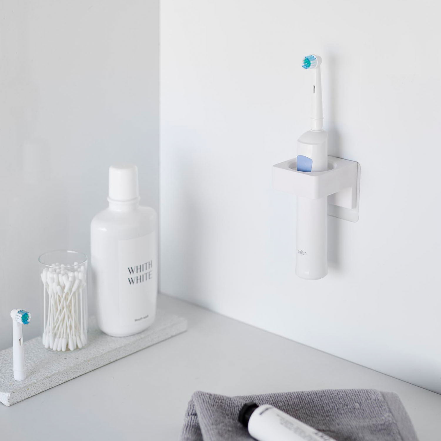 Tower Self-Adhesive Toiletries Holder