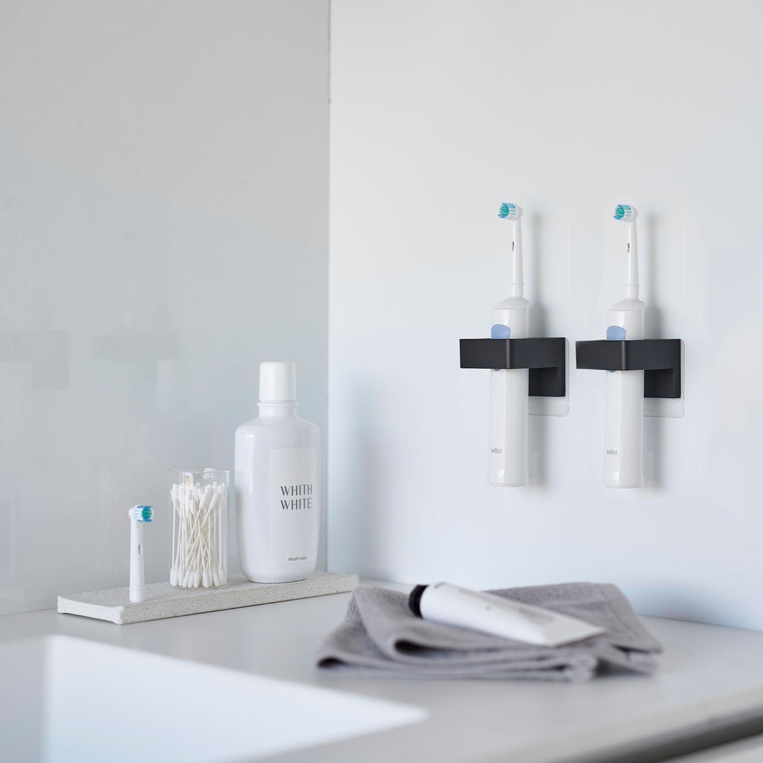 Tower Self-Adhesive Toiletries Holder