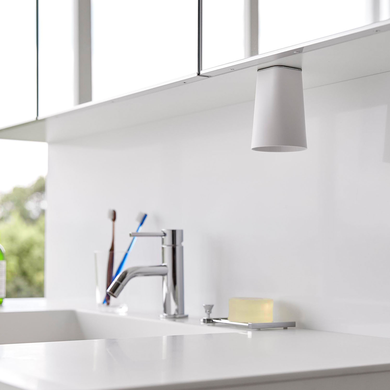 Tower Adhesive-Mounted Under-Cabinet Magnetic Tumbler