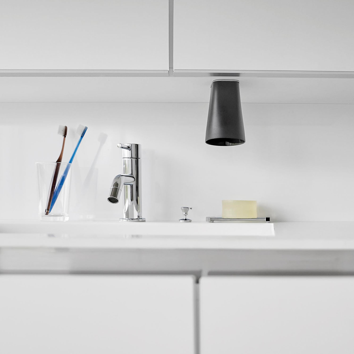 Tower Adhesive-Mounted Under-Cabinet Magnetic Tumbler