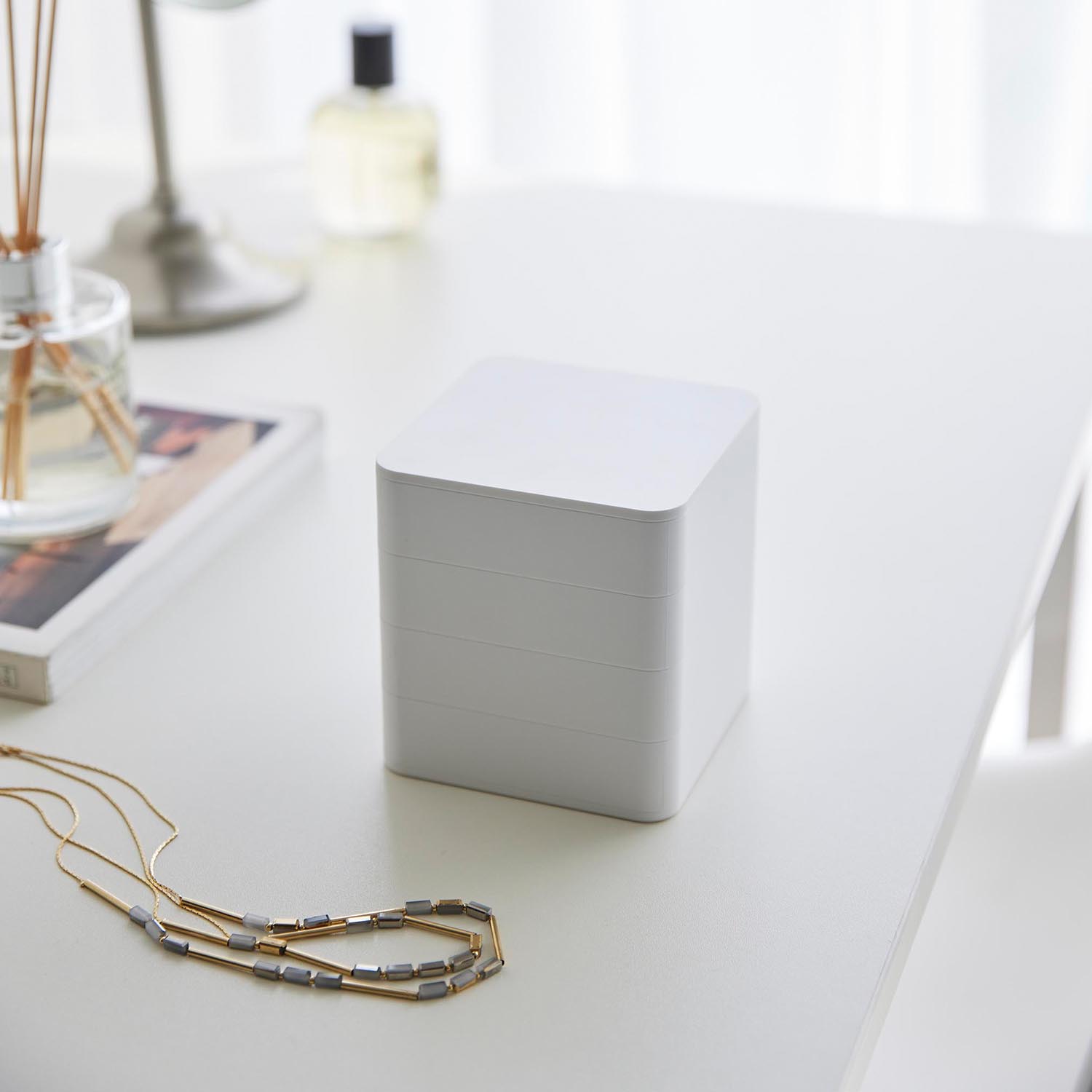 Tower Stacked Jewelry Box - Square