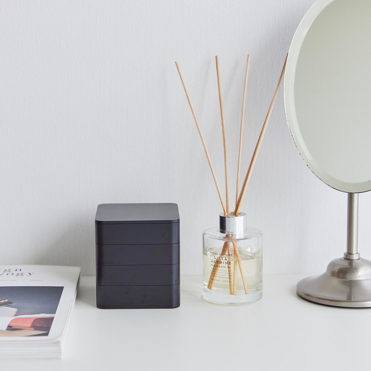 Tower Stacked Jewelry Box - Square