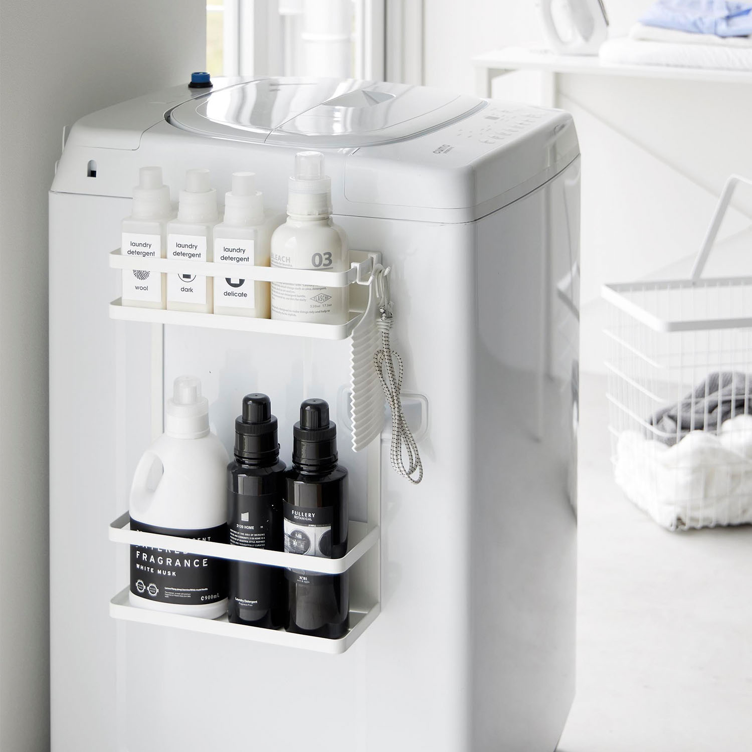 Tower Two-Tier Magnetic Laundry Organiser