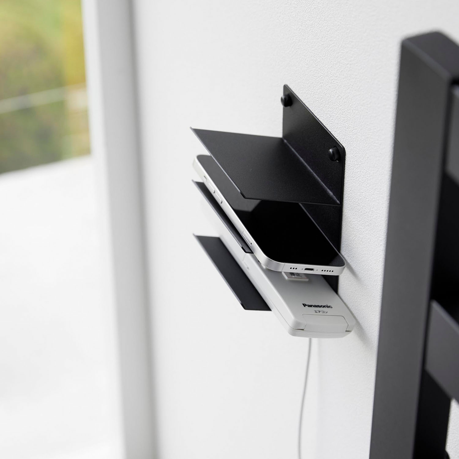 Tower Wall-Mounted Three-Tier Charging & Storage Rack