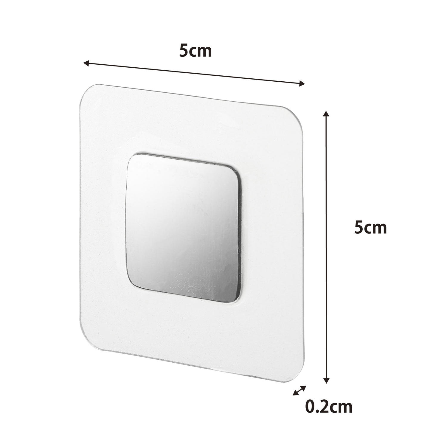 Tower Self-Adhesive Magnetic Attachment Base Size Spec